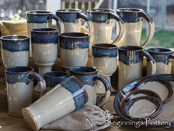 New Beginnings Pottery Mugs